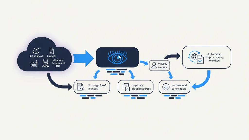 Fynite product screen for Enterprise IT Spend Anomaly Detection & Optimization