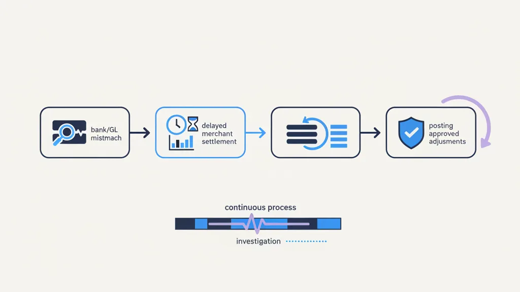Fynite product screen for Continuous General Ledger & Bank Reconciliation