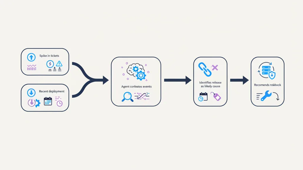 Fynite product screen for IT Incident Correlation & Root Cause Analysis