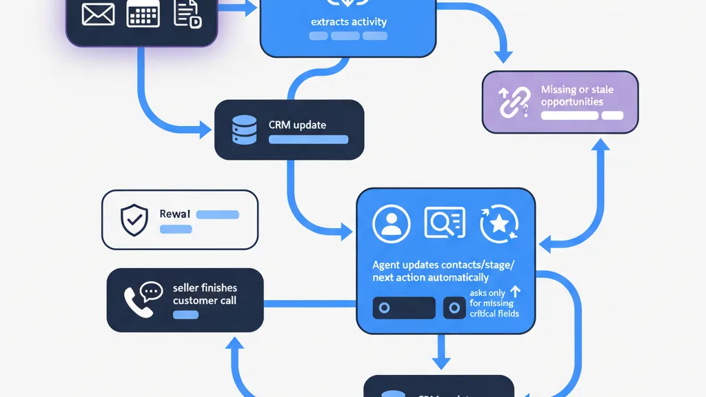 Fynite product screen for CRM Data Quality & Sales Forecast Accuracy