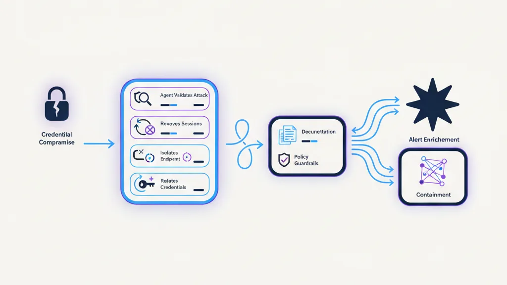 Fynite product screen for Autonomous Security Operations Center Response