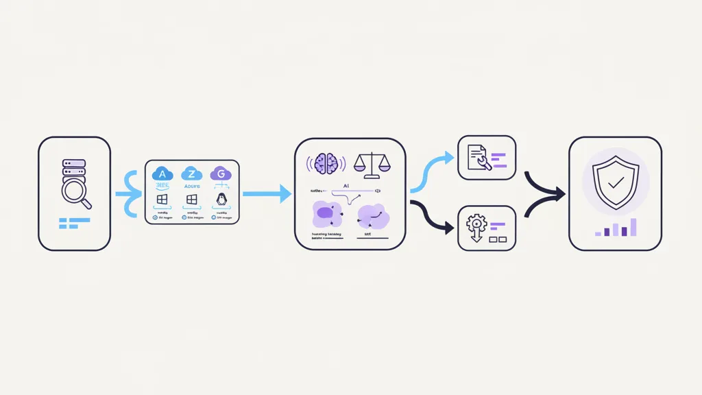 Fynite product screen for Multi-Cloud Server Configuration & Baseline Compliance