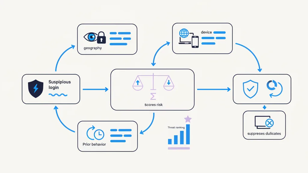 Fynite product screen for Security Threat Detection, Enrichment & Triage