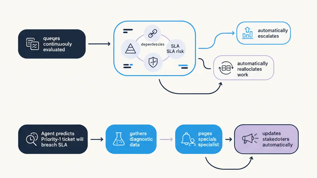 Fynite product screen for IT Service-Level Agreement Monitoring & Escalation