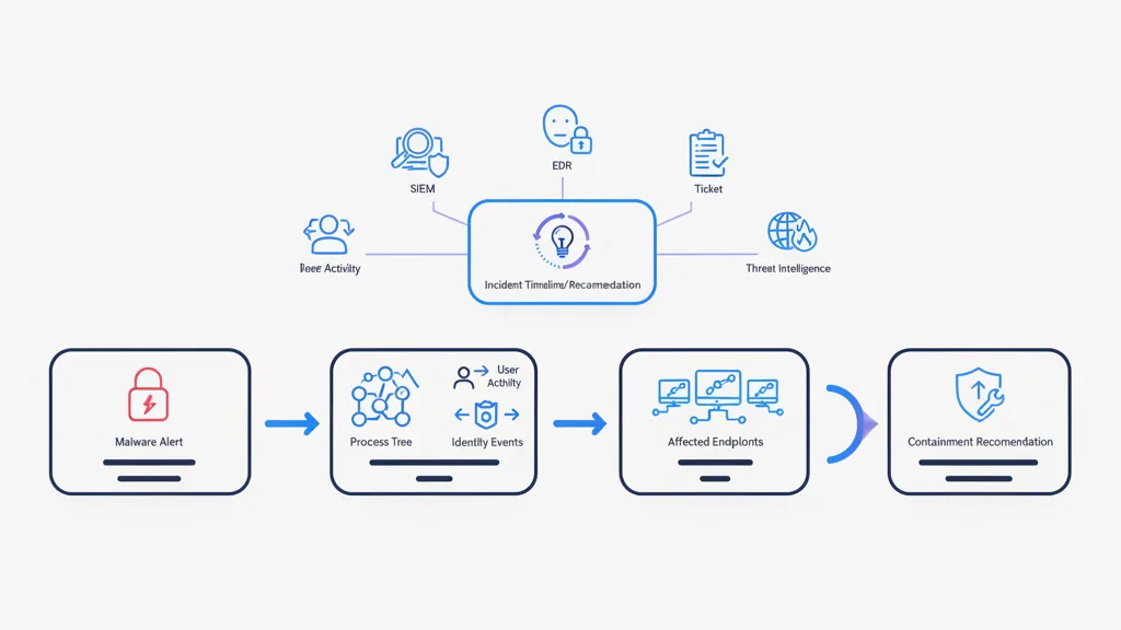 Fynite product screen for Cybersecurity Incident Investigation & Forensic Analysis